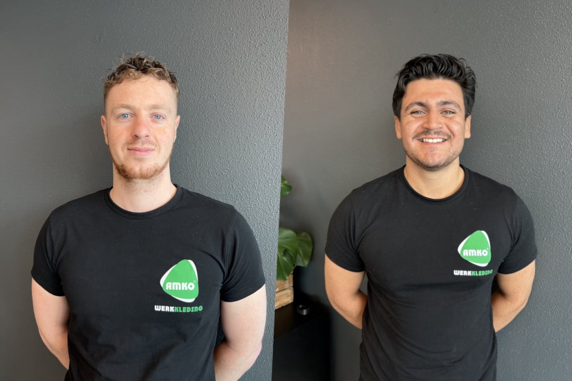 Amko Werkkleding Koen en Job
